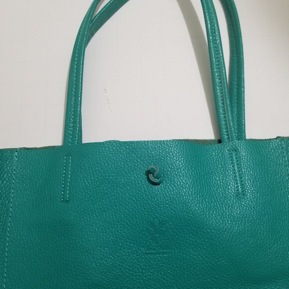 Vera Pelle Brand leather purse in Green - Picture 11 of 12